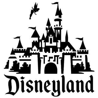 Disneyland Castle Vinyl Decal - New