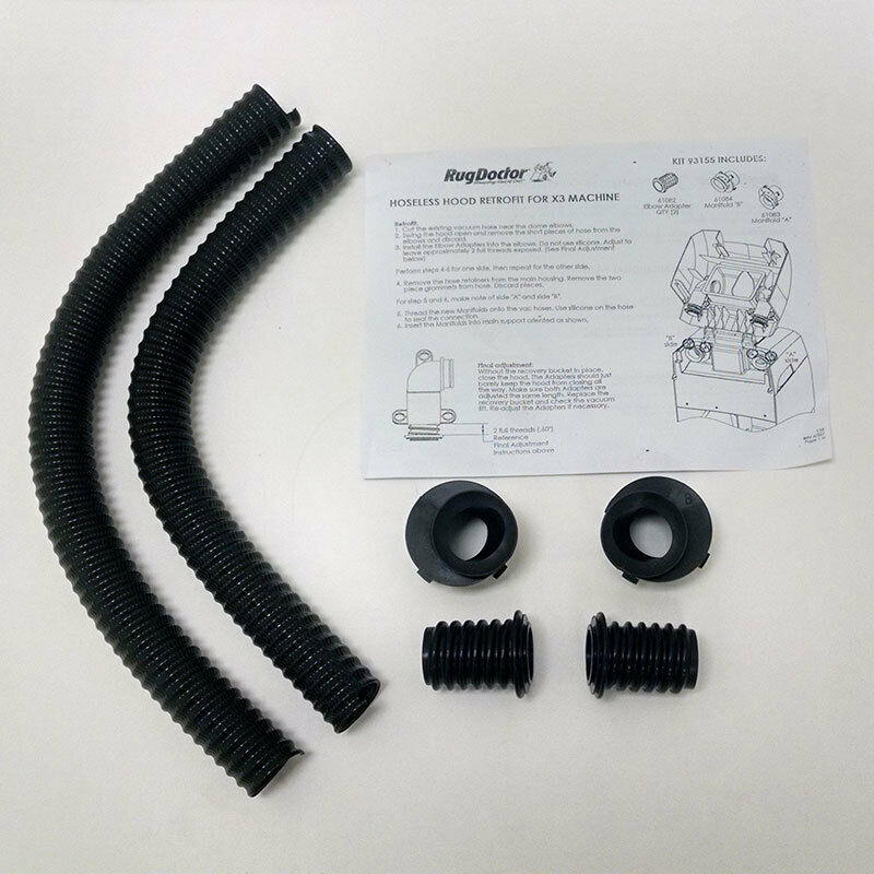 Rug Doctor Hose Kit - Converts To Hoseless Hood Design - Fits Mighty Pro X3